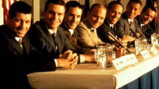 Men table water microphone discussion - a group of men sitting free wallpaper