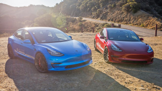 Electric cars dirt road mountains - electric free wallpaper for desktop