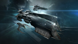 Sci fi spaceship alien giant - a spaceship in the background free wallpaper