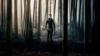 Man forest archer foggy background - christopher wood free wallpaper