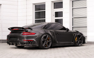 Black porsche red brake pad - tire free wallpaper for desktop