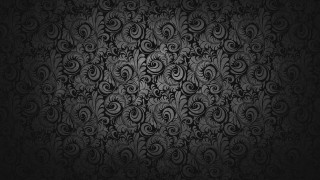 Black wallpaper swirls leaves pattern 3 - a black wallpaper free wallpaper