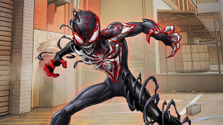 Spiderman city street bodysuit fighting - a spider man free wallpaper
