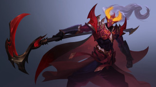 Demon warrior flame sword armor - a character free wallpaper