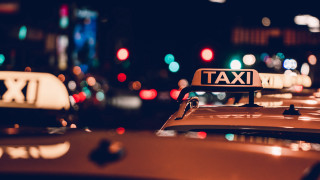 Taxi night city lights neon - david begbie free wallpaper