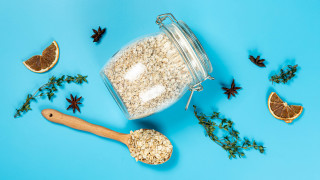 Oatmeal jar wooden spoon dried - evariste vital luminai free wallpaper