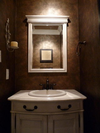 Bathroom sink mirror lights wall - free architecture wallpaper for mobile