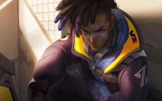 Afrofuturism overwatch dreadlocks male jacket - dreadlock free wallpaper