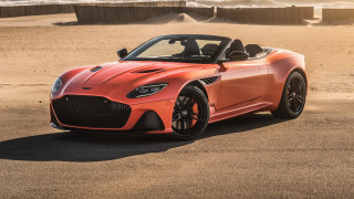 Red sports car beach ocean 7 - sandy free wallpaper