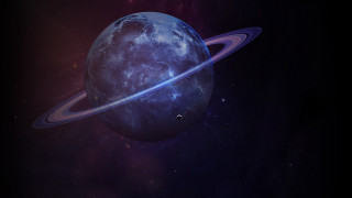 Planet rings star background space - image of a planet free wallpaper