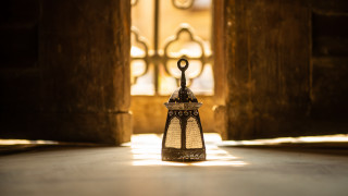 Small tower clock window light - deep depth of field free wallpaper