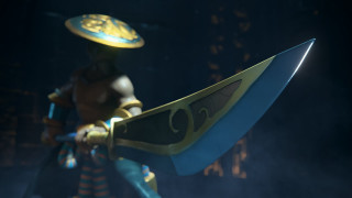 Man costume sword hat dai - new sculpture free wallpaper