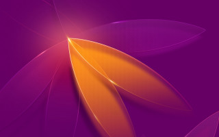 Purple orange abstract leaf light - geometric abstract art free wallpaper for desktop