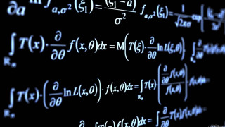 Blackboard white chalk numbers analytical - analytical art free wallpaper