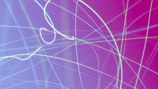 Purple lines heart side blue - a white heart free wallpaper