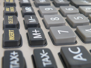 Calculator keys closeup letters numbers - letter free wallpaper