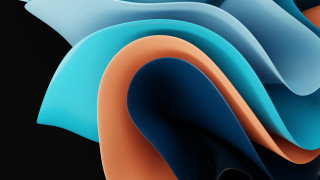 Black blue orange side white - alfred manessier free wallpaper