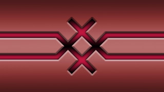 Red cross pattern fence honeycomb - red line free wallpaper