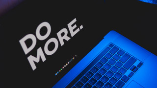 Laptop do more sticker screen - a laptop computer free wallpaper