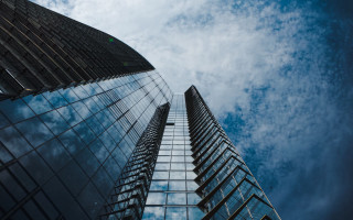 Tall building sky clouds architecture 2 - a tall building free wallpaper for desktop