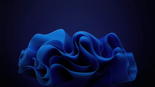 Blue abstract wavy background generative - a wavy design free wallpaper