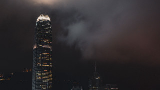 Tall building city lights night 2 - free new year wallpaper