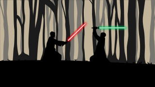 Forest people lightsaber shadow hat - war free wallpaper for desktop