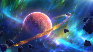 Star planet space galaxy night - league of legends concept art free wallpaper for desktop