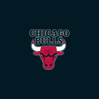 Chicago bulls logo black background 5 - the middle free wallpaper for tablet