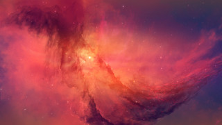 Colorful star nebula moon galaxy 2 - a colorful picture free wallpaper