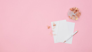 Pink notepad pen earrings gold - a pair of earrings free wallpaper