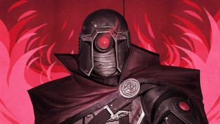 Cyberpunk cyborg suit red eye - cyborg free wallpaper