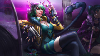 Demon heroine train furry league - a woman in a costume free wallpaper