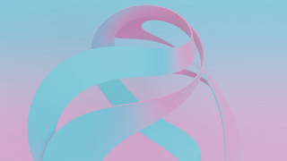 Pink blue abstract curved bottom - the bottom of the image free wallpaper for desktop