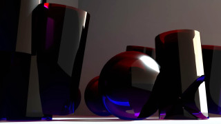 Vases group table top room - generative art free wallpaper for desktop