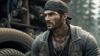 Tattooed man leather jacket tires - cedric seaut keos masons free wallpaper for desktop