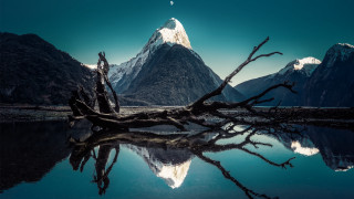 Mountain reflection still lake fallen - fallen free wallpaper