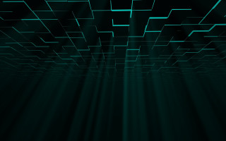 Dark green honeycomb volumetric lights - green background free wallpaper