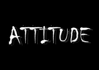 Attitude black white photo paint 2 - david begbie free wallpaper