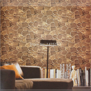 Livingroom couch lamp stonewall romanesque - a stone wall behind free wallpaper