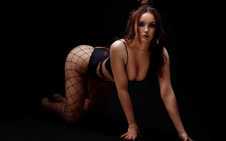 Fishnet bodysuit arabesque model polaroid - charlotte harding free wallpaper