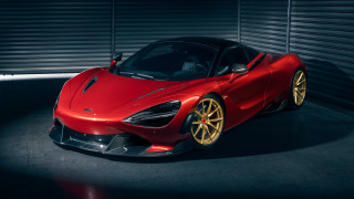 Red sports car garage open 5 - a garage door open free wallpaper
