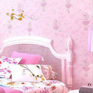 Pink bedroom pink wall white - high detail 8 k free wallpaper for tablet