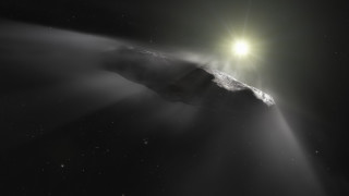Comet space bright light digital - a. hardy free wallpaper