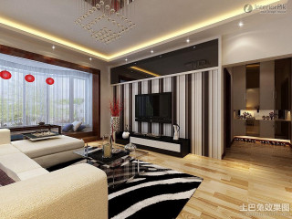 Living room television window curtains - curtain free wallpaper