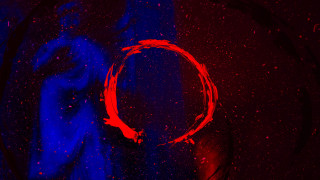 Red circle blue circle abstract - a red circle free wallpaper