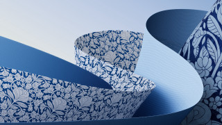 Blue white sculpture flower bouquet - sculpture free wallpaper for desktop