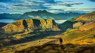 Hill valley mountains clouds sky - david boyd free wallpaper for desktop