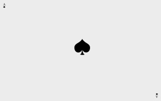 Black white card suit ace - behance hd free wallpaper