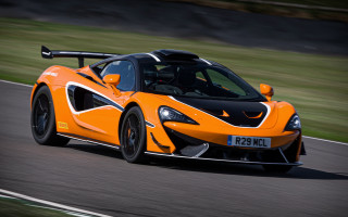 Orange sports car race track 4 - a orange sports car free wallpaper